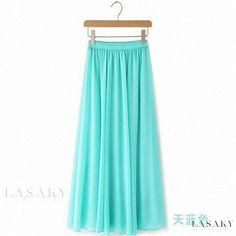 Lasaky - Floral Fashion Low-waist Ruffled Mermaid Maxi Skirt Fitted Chiffon Beach Bottoms, Fitted Chiffon Bottoms For Beach, Casual Party Maxi Skirt With Elastic Waistband, Casual Maxi Skirt For Party With Elastic Waistband, Chiffon Skirted Bottoms With Elastic Waistband, Mermaid Maxi Skirt, Fishtail Skirt, Floral Fashion, Low Waist