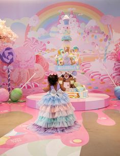 A Magical CandyLand 2nd Birthday Party at LEVEL THREE in Aventura, FL | LEVEL THREE | PartySlate Urban Market, Candy Room, Deco Pastel, Pastel Birthday