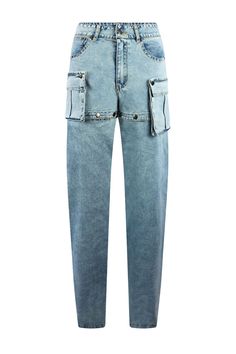 Snap Me Detachable Pocket Jeans jeans EDGE Small Denim Pocket Jeans, Pocket Detail, High Waist Jeans, High Waist, High Waisted