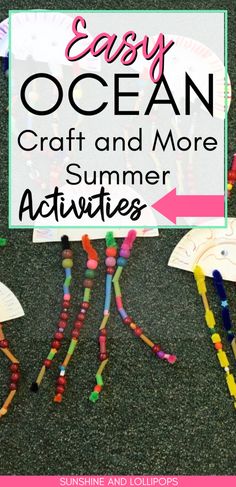 an easy ocean craft and more summer activities