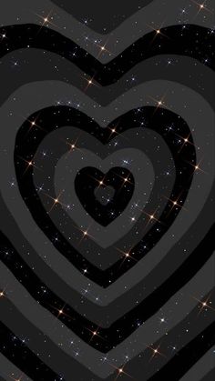 a heart with stars in the background