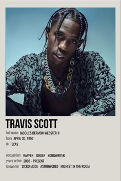 travis scott hip hop rap trap poster