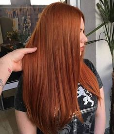 Ginger Copper Hair, Curly Ginger Hair, Bright Red Hair Color, Red Balayage Hair, Red Hair Inspo, Perfect Hair Color, Ginger Hair Color, Long Hair Wigs, Hair Color Chart