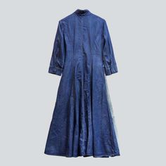 Introducing the 2023 Spring-Summer Collection ââ‚?the perfect combination of street style and sophistication! Our Embroidered Long Women's Denim Dress is patterned to be the ultimate statement piece. Featuring a fit and flare silhouette. buttoned closure and embroidery. this versatile dress will make you stand out from the crowd wherever you go!Why It's A Must-HaveThis dress is designed for the fashionista who loves to make a statement. Its unique fit and flare fit type is designed to hug your c Denim Dresses Online, Womens Denim Dress, Jean Dress, Unique Fits, Embroidered Denim, Versatile Dresses, Boho Chic Fashion, New Wardrobe, Denim Fabric