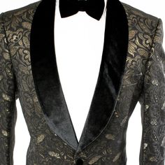 Luxurious 2 button black velvet blazer lends itself well for formal wear or just casual wear. Perfect for formal events, dates, or even hit the club in. 80% Nylon, 20% Viscose Slim-Fit Single Breasted Dual Vents Notched lapel 4 Interior pockets Black Velvet Blazer, Gold Baroque, Dinner Jacket, Velvet Blazer, The Club, Formal Wear, Black Velvet, Formal Event, Single Breasted