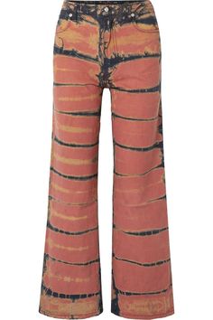 Trend Board, Tie Dye Jeans, Eckhaus Latta, Summer Trends, Tie Dyed, Look Cool, Cropped Jeans, Wide Leg Jeans, Aesthetic Clothes