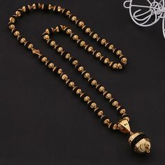 Rudhraksh Chain Gold For Men, Rudrax Mala In Gold For Men, Rudraksh Gold Chain For Men, Rudraksh Mala In Gold For Men, Rudraksha Mala Gold For Men