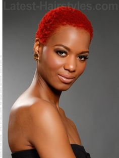 Red Natural Hairstyles, Short Red Hairstyles, Natural Hair Care Regimen, Layered Pixie Cut, Red Hairstyles, New Natural Hairstyles, Twa Hairstyles, Short Red Hair