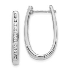 Fancy Diamond Hoops 14k White Gold Diamond Oval Hoop Earrings.  0.75ctw Oval Hoop Earrings, Medium Hoop Earrings, Hoop Earrings Style, Fancy Diamonds, Diamond Hoop Earrings, White Earrings, Fine Jewellery Earrings, Oval Diamond, Sparkle Diamonds