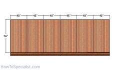 the measurements for a wood paneled wall