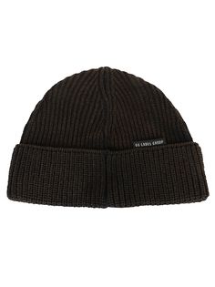 Cotton blend cap BY 44 LABEL GROUP. Ribbed effect sweater. Contrasting logo embroidery detail on the front. Casual Brown Cotton Beanie, Casual Cotton Beanie With Embroidered Logo, Casual Beanie With Embroidered Logo For Streetwear, Casual Streetwear Beanie With Embroidered Logo, Casual Wool Hats For Streetwear, Fall Casual Beanie With Logo Patch, Casual Fall Beanie With Logo Patch, Group Logo, Tom Ford Handbags