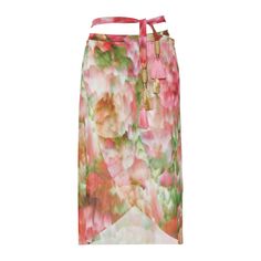 Watercolour printed Maeva pareo wrap skirt comes with self-tie tassel lace. Made by a stretchy fabric for a comfortable use. By Felizia recommends to style it with matching bikini set for a chic beach look. Polyester 97%, Elastane 3% Dry Clean or Hand Wash only  Made in Turkey