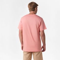 We crafted our T-shirts with the softest 100% Pima cotton, feel fresh and cool without any effort in our V-Neck Tee. Made in Peru 100% Pima Cotton Embroidery Logo Ribbed crew neck Regular fit Non shrink Comfortable Pink Crew Neck Top, Comfortable Pink Cotton Top, Comfortable T-shirt For Spring, Plain Cotton T-shirt For Loungewear, Comfortable Pink Short Sleeve Top, Comfortable Soft-washed T-shirt, Casual Plain Pink T-shirt, Pink Cotton T-shirt For Loungewear, Casual Pima Cotton T-shirt With Relaxed Fit