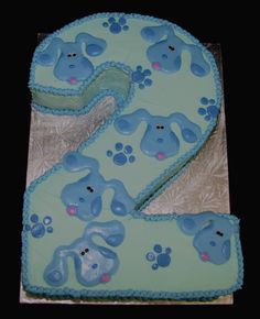 Birthday Cake 21, Blue's Clues Birthday Party, Toddler Boy Birthday, Boys First Birthday Cake, Blue Birthday Cakes, Clue Party, 2nd Birthday Party Themes, Blue's Clues, Blue’s Clues