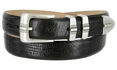 PRICES MAY VARY. Made from High-quality Italian Calfskin genuine leather, Hand-polished silver plated four-piece buckle set belt. 1-1/8"(30mm) wide belt with 7 belt holes for adjustments to offer maximum comfort. A great designer dress belt perfect for work, business, sport, and outdoor. Detailed of Alligator, Lizard embossing, or smooth leather belt. ★★★ How to measure your Belt size ★★★: The best way is to measure around where you wear the belt and add 2 inches to the measurement. Our belts ar Silver Leather Belts For Business, Elegant Silver Leather Belt Buckles, Classic Silver Belt For Business, Elegant Silver Belt Buckles For Business, Elegant Silver Belts For Business, Alligator Lizard, Golf Dress, Golf Belt, Nice Belts