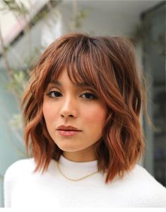 Graduated Bob, Bangs For Round Face, Bangs With Medium Hair, Lob Haircut, Hair 2024, Shag Haircut, Long Hair With Bangs, Blonde Bobs, Modern Hairstyles