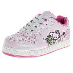 Hello Kitty Playroom Adult's Sneakers Step into an adorable adventure with these officially licensed Hello Kitty Playroom Adult's Sneakers. Perfect for grown ups with big imaginations, these playful sneakers feature Hello Kitty surrounded by toys from her playroom and are made from comfortable, durable faux leather for all-day play. Most orders ship within 1 business day Returns accepted within 30 days Product FAQ Are your items officially licensed? Yes! All of our brand-specific items are officially licensed, and the clothing is manufactured by professional silk/screen printers that hold the licenses for the brand. These are not iron-on transfers. Please note that every vendor uses different garments, and the item may or may not still have the original garment label (for example, your Wal Hello Kitty Sneakers, Sanrio Shoes, Sneakers For Girls, Hello Kitty Gifts, Hello Kitty Merchandise, Hello Kitty Shoes, My Melody Cinnamoroll, Cute Sanrio, Melody Cinnamoroll