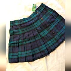 Lovely Plaid School. Perfect For Fall Or Winter! Super Cute, School Girl Style. Size 10 Pink Plaid Skirt, Girl Skirts, Denim Baby, Silver Skirt, Frankie Stein, Holiday Skirts, Skirts For Kids, Denim Jean Skirt, Navy Skirt