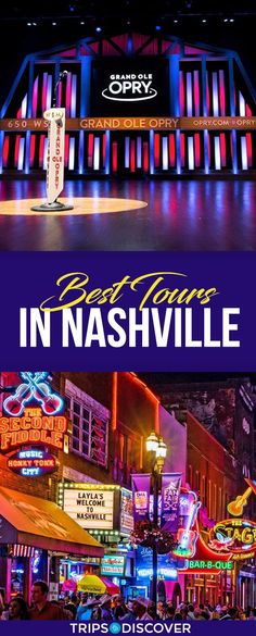 an advertisement for nashville in nashville, tennessee