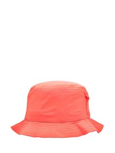 Red fisherman's hat. Adjustable drawstring. Pocket insert. Logo on front.Composition: Outside:, 100% Nylon Waterproof Outdoor Bucket Hat, Waterproof Solid Color Bucket Hat For Outdoor, Waterproof Solid Bucket Hat For Outdoor Activities, Casual Windproof Bucket Hat For Outdoor, Casual Adjustable Waterproof Hats, Functional Waterproof Bucket Sun Hat, Functional Waterproof Wide Brim Bucket Hat, Waterproof Wide Brim Bucket Hat, Casual Windproof Sun Hat For Beach