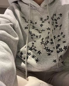 star embroidery hoodie outfit, aesthetic hoodie outfit, aesthetic outfit, star girl aesthetic Oversized Cotton Hoodie With Star Print, Trendy Oversized Hoodie With Star Print, Oversized Star Print Hoodie Sweatshirt, Casual Star Print Hoodie For Fall, Casual Hooded Hoodie With Star Print, Casual Hoodie With Star Print, Casual Cotton Hoodie With Star Print, Casual Oversized Hoodie With Star Print, Oversized Long Sleeve Hoodie With Star Print