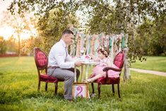 Daddy Daughter Tea Party For Two - A PRINCESS INSPIRED BLOG Tea Party For Two, 2nd Birthday Pictures, 2nd Birthday Photos, Father Daughter Photography, 2nd Birthday Party For Girl, Photography Mini Sessions, A Little Princess