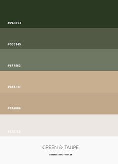 green and taupe are the most popular paint colors