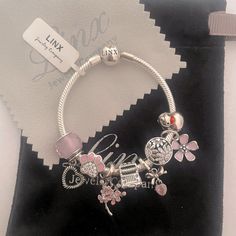 Linx Snake Chain Style Charm Bracelet In 925 Sterling Silver, With A Ball Clasp. The Bracelet Is 3mm In Width And Available In Multiple Lengths. This Bracelet Comes With 9 Linx 925 Sterling Silver Charms. All Items Are New And Come In A Luxury Velvet Jewelry Pouch. *Excellent Quality! Pink Jeep, Velvet Jewelry, Sterling Silver Charms, Pandora Bracelets, Pandora Bracelet, Jewelry Pouch, Sterling Silver Charm, Snake Chain, Chain Styles