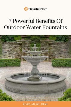 They do more than just captivate the eye—they bring the soothing sounds of flowing water. With additional benefits ranging from improved air quality to natural cooling, these elegant water features are the perfect addition to elevate your environment.  Whether you’re seeking to create a tranquil backyard retreat or add a striking centerpiece to your garden landscape, outdoor water fountains offer benefits. #outdoorwaterfountains #gardenideas #waterfeatures #gardednart #gardendecor #gardendesign Outdoor Water Fountains, Landscape Outdoor, Flowing Water