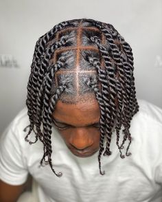 Senegalese Twist Men, Braids For Mixed Boys, Black Guy Braids, Male Twist Hairstyles, Male Twists Hair Black Men, Men’s Twist Hairstyles, Black Men Hairstyles Long, 2 Strand Twist Styles Natural Men, Single Braids For Men