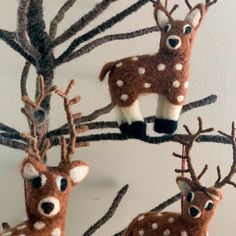 The most charming felt ornaments you ever did see! Handmade entirely by traditional felt needling technique by women in Nepal. Promoting fair trade & ethical production. Handmade by female artisans in Nepal. Reindeer | approx. 7.5” tall Hot Chocolate | approx. 2.5” tall Squirrel | approx. 3.9” tall Cardinal | approx. 3.5" tall Smiling S’more | 2.5” tall Skiing Mouse | approx. Abominable Snowman | approx. 5.25” tall Beagle | approx. 3” tall Red Ice Skates | approx. 2.1” tall Santa | approx. 5” ta Felt Needling, Handmade Mittens, Kind Bars, Candle Cards, Reindeer Ornaments, Bath Candles, Book Candle