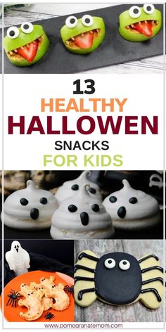 healthy halloween snacks for kids to make