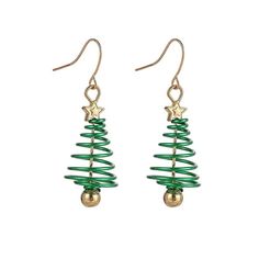 Christmas Tree Earrings Includes: ♥ 1 pair of earrings♥ 1 Free Kraft Paper Gift Box Product Details: Dimensions ♥ Length: 2-3/8 inches (5.4 cm)♥ Width: 5/8 inch (1.7 cm) Material♥ Alloy Type ♥ Christmas Tree Earrings, Christmas Jewelry, Dangle Drop Earrings, Holiday Earrings, Holiday Jewelry, Christmas Tree earrings, Xmas tree earrings, gift for her, Christmas party jewelry Christmas Party Jewelry, Plant Style, Creative Christmas Trees, Tree Earrings, Christmas Tree Earrings, Alloy Earrings, Wedding Sale, Christmas Tree Design, Holiday Earring