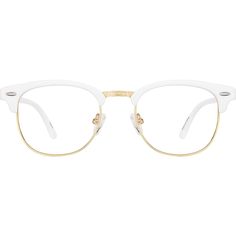 This retro browline style looks as fresh today as it did when it first arrived on the scene more than 50 years ago. The wide eyeglasses works equally well for hip everyday glasses or sunglasses. It is available in the following colors: clear black white tortoiseshell red and orange cream with gold metal rim. Please note the actual pattern on eyeglasses may vary slightly from the one pictured. | Zenni Retro Browline Prescription Eyeglasses White Tortoise Shell Mixed Browline Glasses, Everyday Glasses, White Rims, Classic Vibe, Rim Design, Zenni Optical, Keke Palmer, Oval Face Shapes, Oval Face