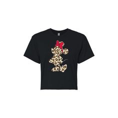 Your little one is sure to love the look of this Disney's Minnie Mouse Juniors' Minnie Leopard Cropped Graphic Tee. © Disney Your little one is sure to love the look of this Disney's Minnie Mouse Juniors' Minnie Leopard Cropped Graphic Tee. © Disney FEATURES Crewneck Short sleeves Cropped fitFABRIC & CARE Cotton Machine wash Imported Size: Xxl. Color: Black. Gender: female. Age Group: kids. Black Minnie Mouse T-shirt Short Sleeve, Black Minnie Mouse Short Sleeve T-shirt, Black T-shirt With Minnie Mouse Graphic, Crew Neck, Black Minnie Mouse Crew Neck Top, Black Casual Minnie Mouse Top, Casual Black Minnie Mouse Top, Cropped Graphic Tees, High Neck Tank Top, High Neck Tank