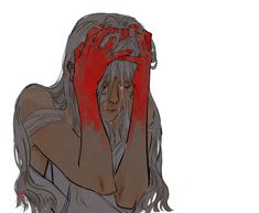 Míriel crying for her son and grandchildren Arte Fantasy, Dragon Age, Dnd Characters, Tolkien, Grandchildren, Eminem