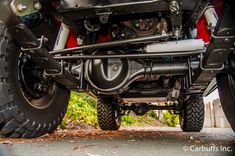 the rear view of a motorcycle with its exhaust system