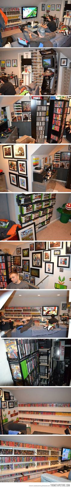 multiple shots of bookshelves and shelves in a library or office building, from top to bottom - stock photo