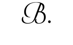 the letter b is made up of black ink and has a small dot in it