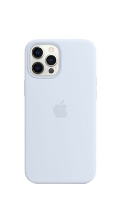 the back of an iphone 11 pro in white