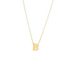 You can never go wrong with gold an a hint of diamond! This layering initial necklace is a must have in your jewelry list. Wear it with your initial or your beloved one's initial. Precious Metals: 14K Yellow Gold Size of initial: 8mm Stone: Diamond .01ct Adjustable: 16" - 18" All personalized items are Final Sale Comes in our beautiful gift box Other pieces shown on the pictures are sold separately ***Note: Prices and availability are subject to change without notice. Follow us on Instagram B Initial Necklace, B Necklace, Initial B, Gold Beauty, Necklace Initial, Initial Pendant Necklace, Gold Diamond Jewelry, Gold Necklace Women, Gold Initial