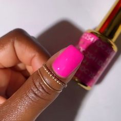 2541 Hot Pink Nails, Vacation Nails, Gel Polish Colors, Pink Shade, Dipped Nails, Hot Nails, Classy Nails