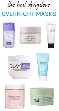 Here are the best drugstore sleeping masks that nourish, brighten and get your skin glowing overnight without a hefty price tag — or time commitment! Sleeping Masks, Overnight Face Mask, Night Mask, Soft Smooth Skin, Drugstore Skincare, Budget Beauty, Overnight Mask, Skin Glowing, Best Skincare Products