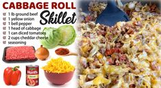 an image of cabbage roll skillet recipe