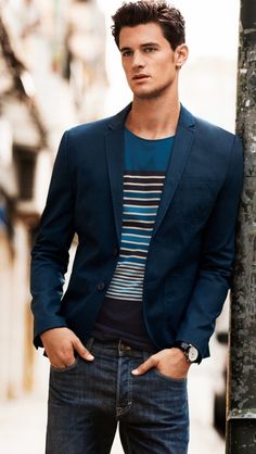 Men’s Casual Fashion Style: 50 Looks to Try - Page 3 of 4 - Fashion Jeans Outfit Men, Mens Blazer, Mens Fashion Smart, Jeans Outfit Casual, Hipster Mens Fashion, Moda Jeans, Sharp Dressed Man, Jeans Casual, Mens Winter Fashion