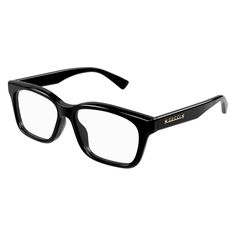 Elevate your style with the Gucci GG1177O 001 Black 53mm eyeglasses from OSSA FRAMES. Crafted by the iconic fashion house, Gucci, these sleek square frames are a must-have accessory for the modern man. The frame color of these eyeglasses is a classic black, adding a touch of sophistication to any outfit. The acetate material is not only durable but also lightweight, ensuring a comfortable fit all day long. The clear demo lens allows you to try out different looks before adding your prescription, making these glasses truly customizable. With a lens socket width of 53mm, these Gucci eyeglasses are the perfect size for most face shapes. The bridge size of 17mm and temple length of 145mm ensure a secure and snug fit, so you can wear them with confidence. The model number GG1177O and color code Gucci Frames, Gucci Eyeglasses, Men's Optical, Black Eyeglasses, Eye Prescription, Gucci Glasses, Gucci Brand, Bifocal Lenses, Iconic Fashion