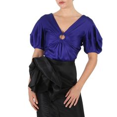 Ruched Blouse, Batwing Sleeve Top, Sleeveless Tops Summer, Dressy Blouse, Ladies Tops, Tops Fashion, Invisible Zip, Summer Blouses, Womens Tie