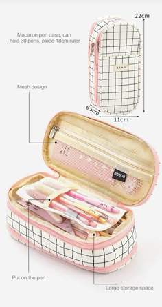 Carcase Iphone, Middle School Supplies, Penyimpanan Makeup, School Suplies, Projek Menjahit, School Pencil Case, Cute Pencil Case, Kawaii School Supplies, Cool School Supplies