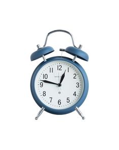 an alarm clock with two hands on a white background is shown in the image above