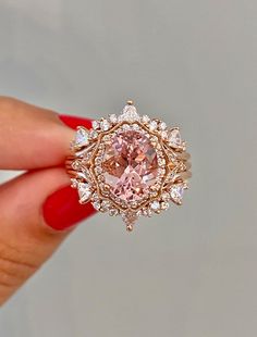 Rose - what a precious color. Our Fiona is 14k rose gold elegance and mystic wrapped into one. She is shown with a conflict free oval diamond at her center that we know will make your partner's heart melt. Width of band is approximately 1.8mm. Drop-down diamond options represent our recommended grade, which maximizes size for value, while maintaining eye-perfect clarity and giving you a colorless look. For other diamond options, see our Shop Diamonds tab or speak to one of our design consultants Oval Halo Engagement Ring, Rose Gold Diamond Ring Engagement, Cute Engagement Rings, Dress Champagne, Bar Stud Earrings, Yellow Gold Setting, Rose Gold Engagement, Engagement Ring Styles, Rose Gold Engagement Ring